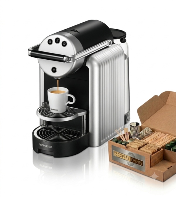 Machine à café Nespresso Zenius en location avec kit café